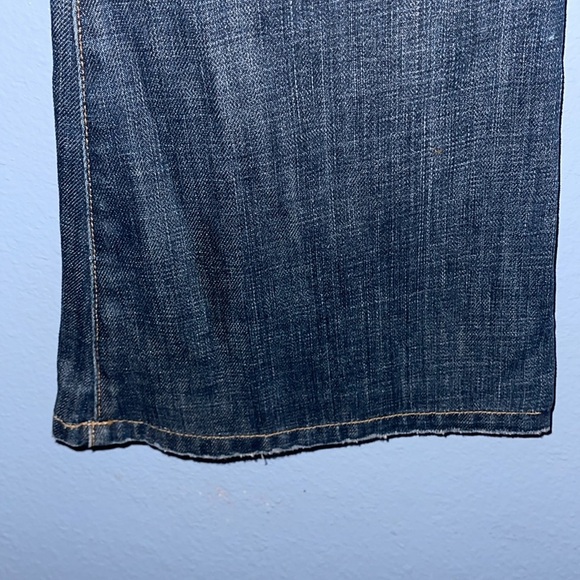 Current Elliott Flare Jeans Size 31 Distressed Patches. D - Picture 4 of 6